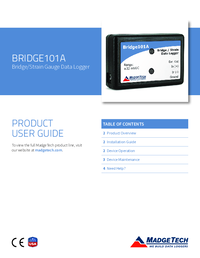 Thumbnail of document Manual - Bridge101A Data Logger